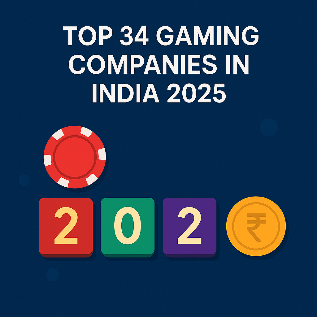 top 34 gaming companies in india